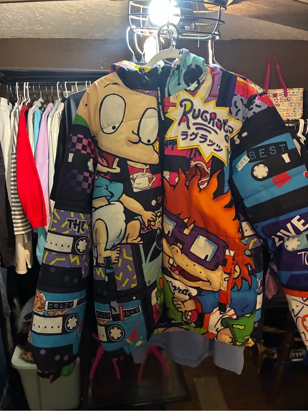 Members Only Nickelodeon Rugrats with Orange Logo jacket